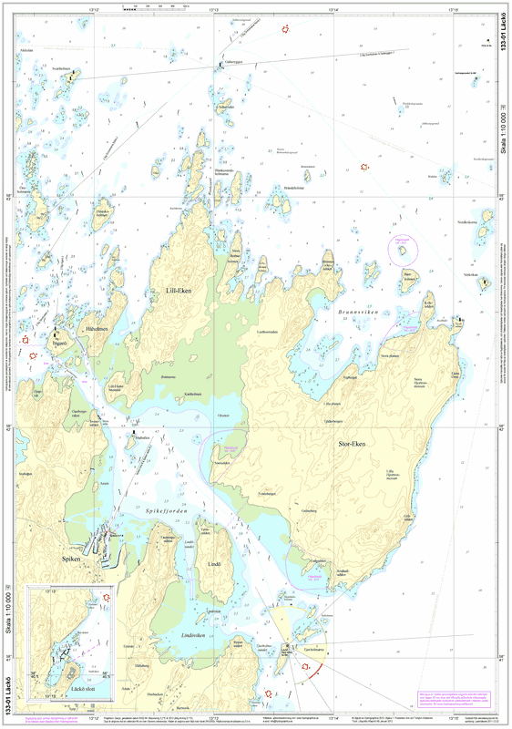 Sea Map Vänern - Läckö 1:10.000 - Books & maps