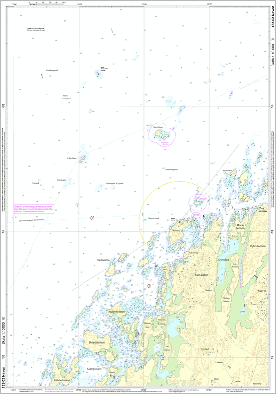 Sea Map Vänern - Naven 1:10.000 - Books & maps