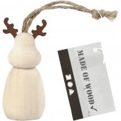 Reindeer 7 x 3 cm wood