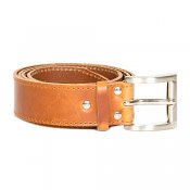 Kero leather belt nature 3cm