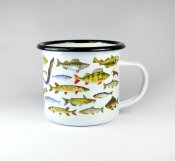Mellow Design Enamel mug Fish
