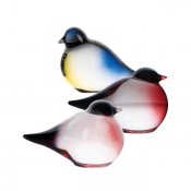 Hadeland Glassverk Glass figure Blue tit - Buillfinch