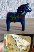 Collector's item - Dale carlian horse 7 cm John Gudmunde