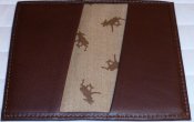 Leather of Moose Business card case hand made
