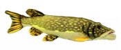 Stofftier Hecht 44 cm