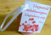 Vaasan Aito Saippua Lingonberry soap 200 Gram