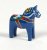 Dalapferd blau 20 cm