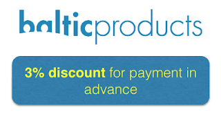 3% discount for payment in advance