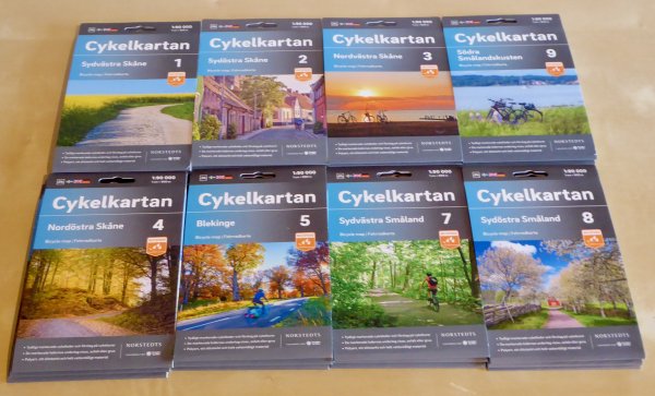 Always on the right track - with cycling maps from Sweden