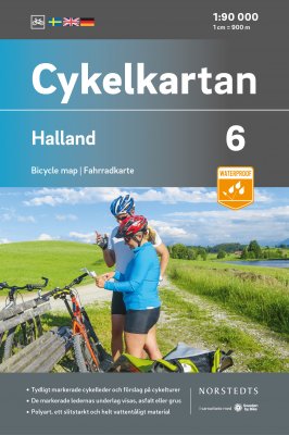 Cykelkarta Sverige Blad 6 Halland