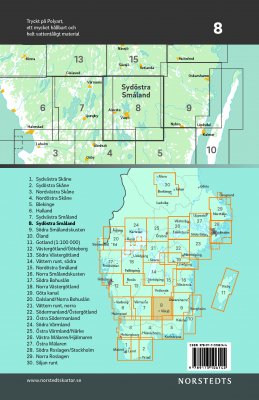Bicycle map Blad 8 Sydöstra Småland