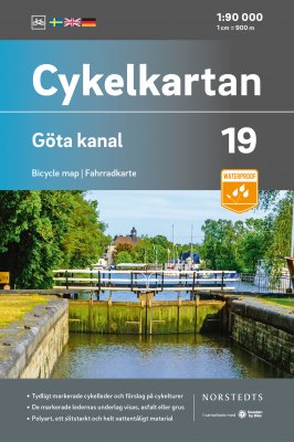 Cykelkarta Sverige Blad 19 Göta kanal