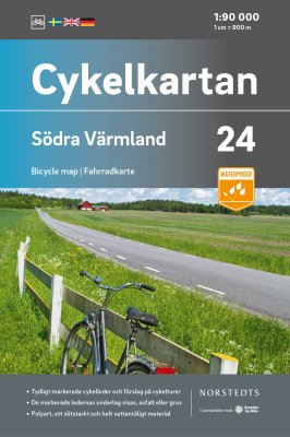 Cykelkarta Sverige Blad 24 Södra Värmland