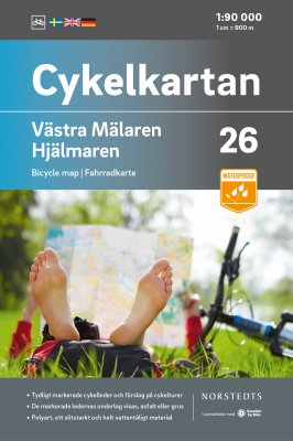 Cykelkarta Sverige Blad 26 V:a Mälaren/Hjälmaren