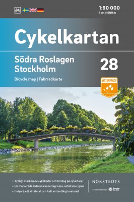 Cykelkarta Sverige Blad 28 S:a Roslagen/Stockholm