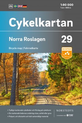 Cykelkarta Sverige Blad 29 Norra Roslagen