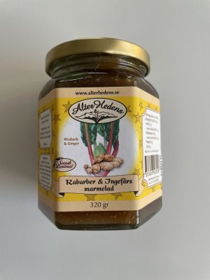 rabarbermarmelad, ingefärsmarmelad