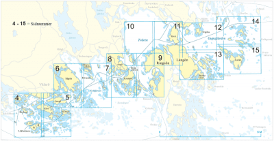 Specialsjökort Sörmlandsskärgården 1:10.000