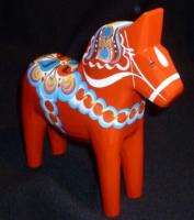 Dala horse - Dalecarlian horse 20 cm red