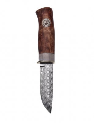 Karesuando Kniven Bäver Damask 8 - 85 x 21 mm