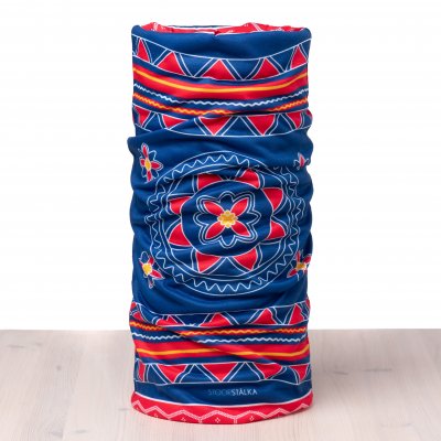 Stoorstalka Multiscarf Sámi-style blå