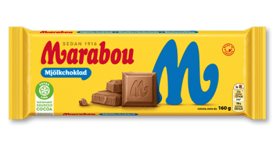 Marabou Mjölkchoklad 160 gram