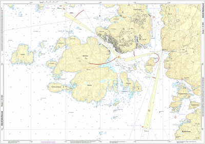 Sjökort Västkusten södra Mollösund
1:10.000