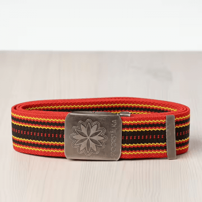 Gürtel der Sami aus Lappland, rot-schwarz-gelb 120 cm