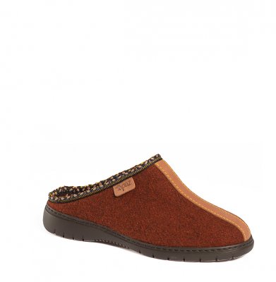 Artic Shoes Topaz Ulefoss felt slipper brown