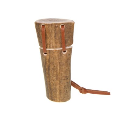 Jukkasticka "slå eld" i i renhornsfodral